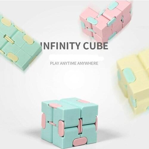 Figet Toys Antistress Kids Fingertips Decompress Portable Lightweight Magic Square Mini Eductional Cube Plastic Puzzle Cube