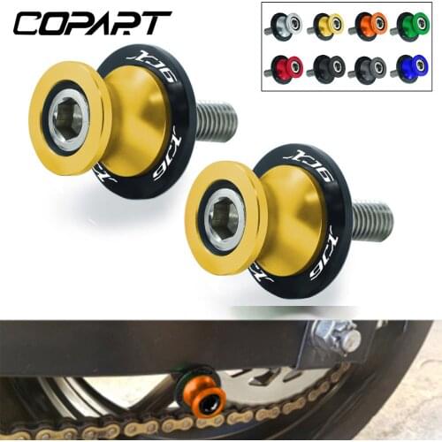 Motorcycle M6 Swingarm Spools Slider Rear Swingarm Swing Arm Stand Screws Paddock For YAMAHA XJ6 XJ 6 XJ6 DIVERSION 2009-2015