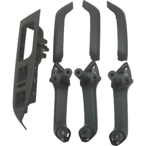 SKTOO SET Black Inner Door Handle Trim for Touran Caddy 2003-2016 1T1867371H 1T1 867 371 H 1T0867171C 1T0867172C