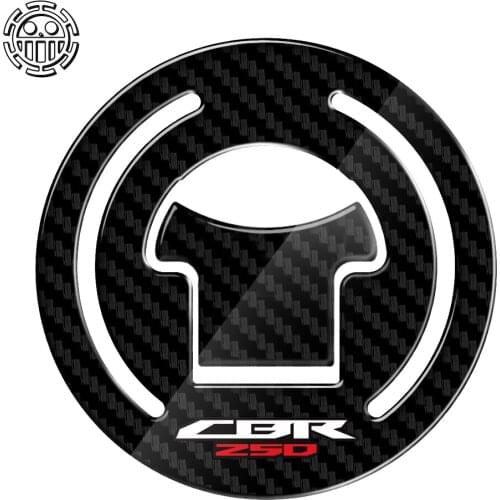 Tank Cap Cover Pad cbr Motorcycle Sticker Fuel Gas Cap Protector Decals Case for HONDA CBR250 CBR 250 2011 2012 3D Carbon-look