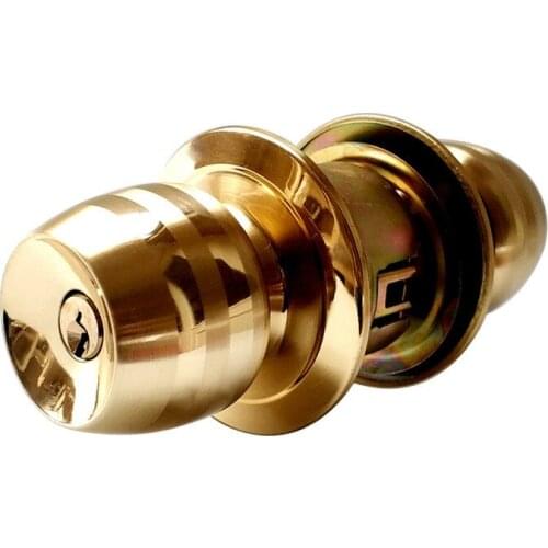 Copper lock with copper lock core copper lock door spherical stainless steel lock