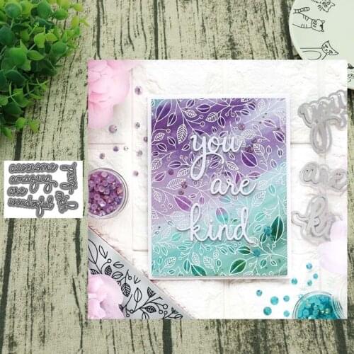 Metal Cutting dies Various words cut Scrapbooking Paper Craft Handmade Card Punch Art Cutter Decorative