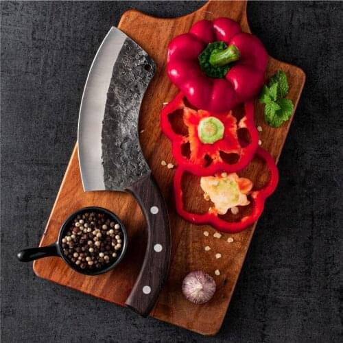 Fogged bone-picking knife small scimitar longquan small kitchen knife hammer grain household outdoor fish blade sharp