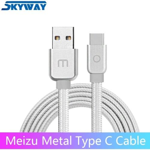 Original Meizu Metal Type C Cable Fast Charger For Meizu 16t/note 9/ Note 8/16th