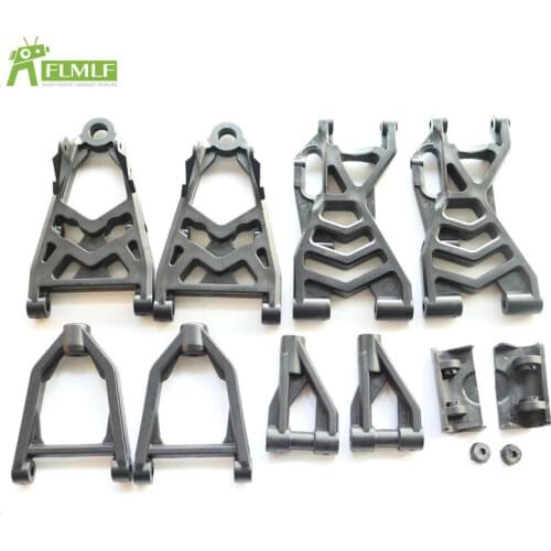 Plastic Upgraded Reinforced Complete Arm Set Front & Rear Suspension Arm Set Fit for 1/5 HPI ROVAN KM BAJA 5B 5T 5SC SS