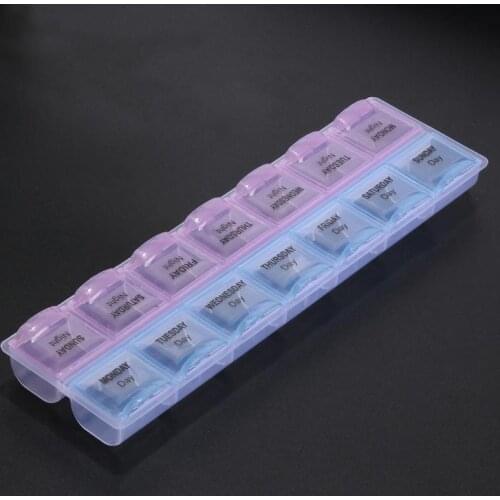 7/14 Grids Portable Travel Medicine Box Holder Storage Container Pill Case 7 Days Weekly Pill Organizer Case Dropshipping