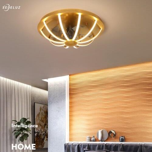 Ceiling Fan with Light LED Lights Remote Control Bedroom Decor Ventilator Lamps Living Room Dining Room ceiling Lamp Fans