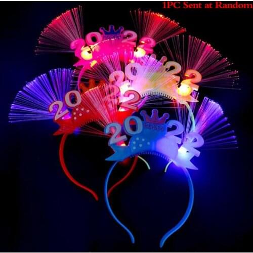 2022 Led Glow Headband Night Club Bar Eye Wear Gift Party Birthday Decoration