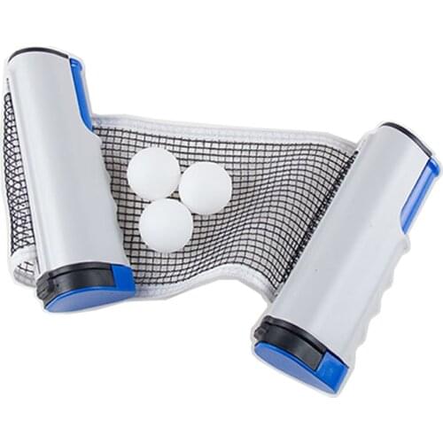 Professional Table Tennis Sports Trainning Set Racket Blade Mesh Net Ping Pong Student Sports Equipment Simple Portable