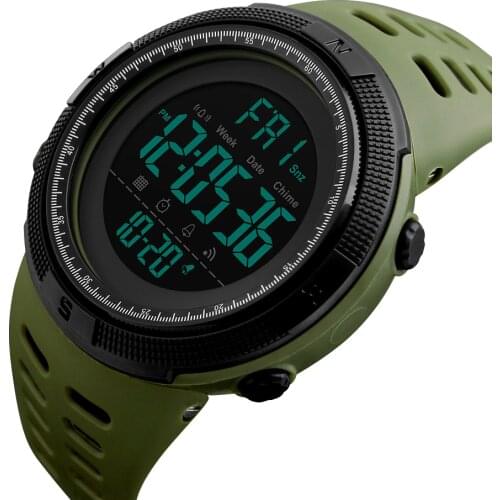Relogio skmei 1251 Mens Sports Watches Brand Dive 50m Digital LED Military Watch Men Electronics Fashion Casual Wristwatches