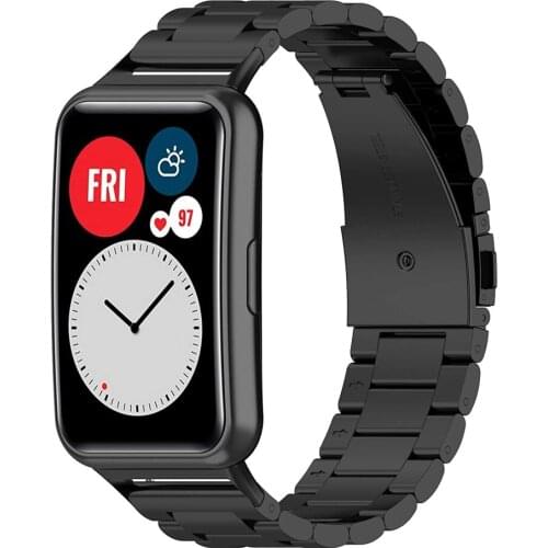 Band For Huawei Watch FIT Strap Accessories replacement watchband Stainless Steel metal bracelet Huawei Watch fit 2020 Strap