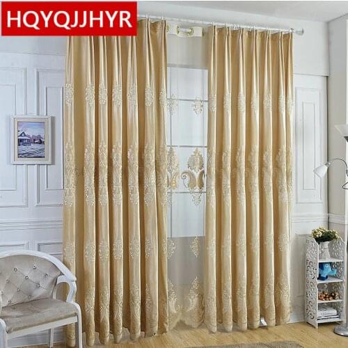 Luxury European Style High Quality Velvet Blackout Curtain for Living Room Curtain Classic Luxury Custom Curtain for Bedroom