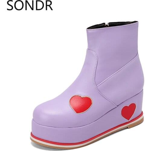 Sondr Women's Wedge Ankle Boots