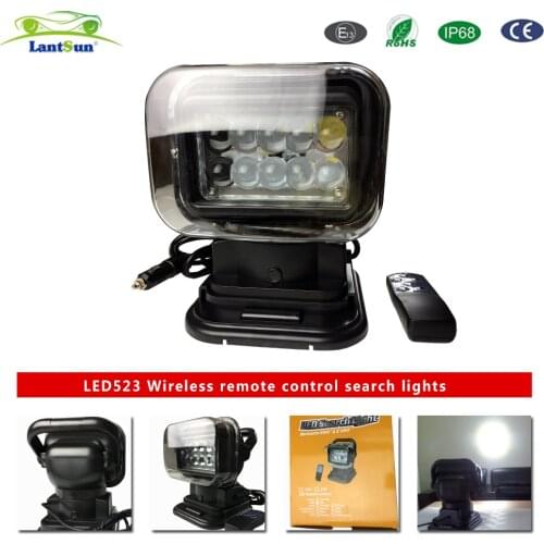 LED523 Wireless remote control light search led light lamp 360 around 120 Up 120 down LANTSUN