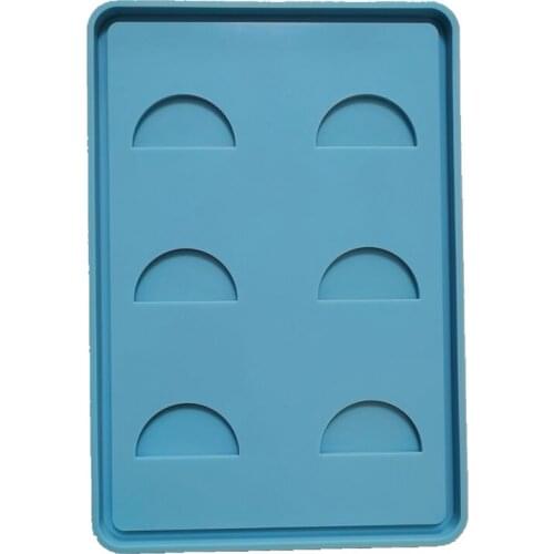 Eyelash Tray Silicone Mould DIY Handmade Crafts Jewelry Storage Box Making Epoxy Resin Mold