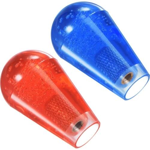 Uxcell Ellipse Oval Joystick Head Ball Top Handle Arcade Game Replacement Red Blue