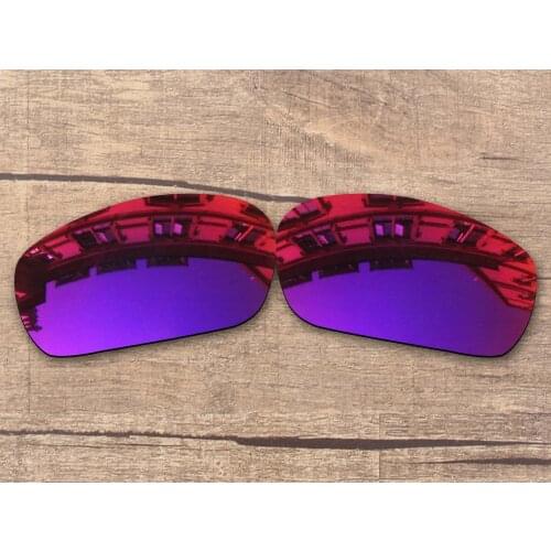 Vonxyz Midnight Mirror Polarized Replacement Lenses for-Oakley Jawbone Frame