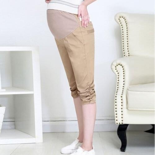High Waist Maternity Leggings Pants Summer Maternity Women Pants Trousers for Pregnant Women Pregnancy Skinny Pants Plus Size