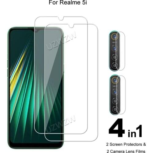 For Realme 5i Camera Lens Film Protective Glass Screen Protector Guard Tempered Glass