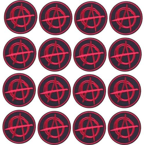 10PCS Set Embroideried Patches For Clothing Iron On Patches For Clothing Cartoon Badges Cheap Rock Patch Ornament DIY Accessory