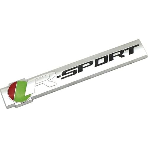 2021 Car Styling 3D R SPORT Stickers Metal Car Rear Emblem Badge Sticker For Jaguar XK XF XJ XFR F-Type XJS Cars Accessories new