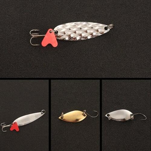 59/Set Metal Mixed Spinner Fishing Lure Baits Bass Trout Fish Hooks Wobbler