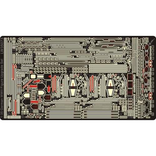 AM-WORKS LW35073 1/35 German WWII Figure Upgrade Set - Upgrade Detail Set