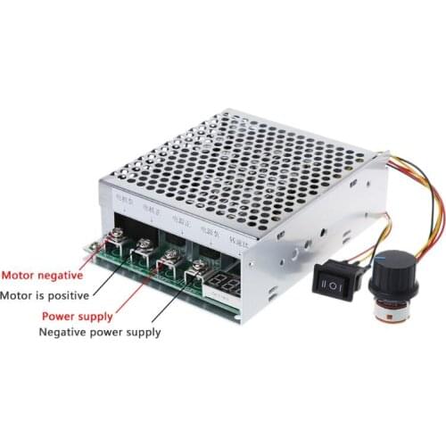 DC 10-55V 100A Motor Speed Controller Reversible PWM Control Forward/Reverse
