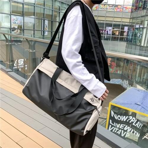 YILIAN Travel bag dry and wet separation female fashion joker portable duffel bag large capacity exercise bag