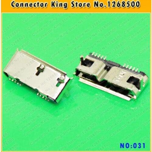 Micro usb 3.0 connector type B connector for repair mobile / Tablet PC / MP3 / MP4 / MP5,Prongs ,Straight mouth,MC-031
