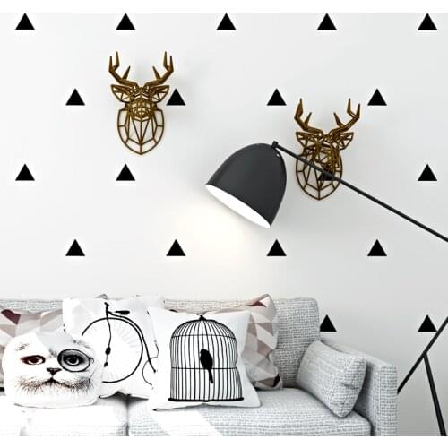 Nordic Style Wallpaper Modern Simple Geometry Black And White Triangle Wall Paper Living Room Bedroom TV Background Wall Decor