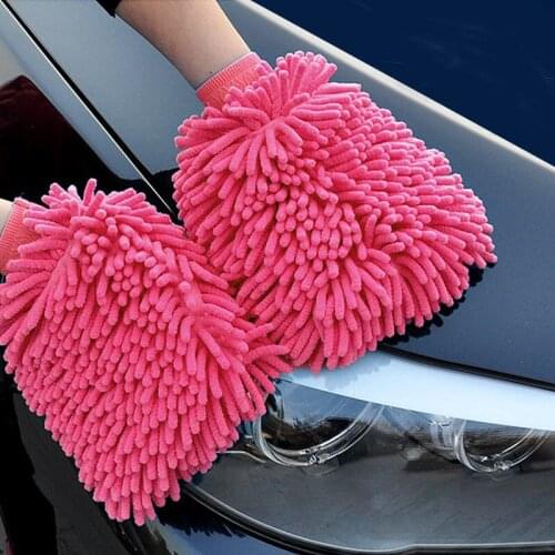 Hot Coral Velvet Car Washing Gloves Car Washing Tool Cleaning Cloth Coral fleece car wash gloves Car wash tools Dropshipping