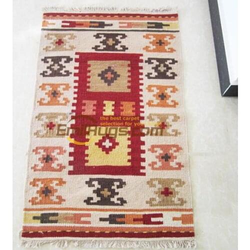 Kilim manualwoolcarpet weaving the foreign national wind mat door mat can be washed by hand and environmental protection gc149-1