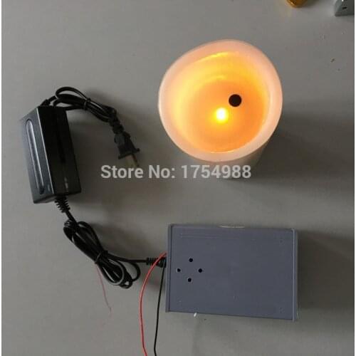 Escape room game prop one candle prop blow on or out candle to unlock with audio and release door run out mysterious room