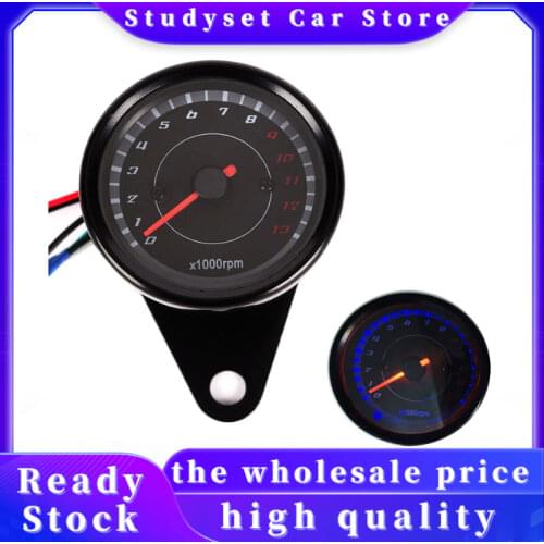 Motorcycle LED Tachometer Modified DC 12V Digital Display Motorbike Gauge display oil level meter Modern
