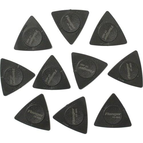 10pcs Flanger Guitar Picks 1.0mm 0.75mm 0.5mm 3 thickness in 1 Guitar Bass Plectrums New Design FP-003
