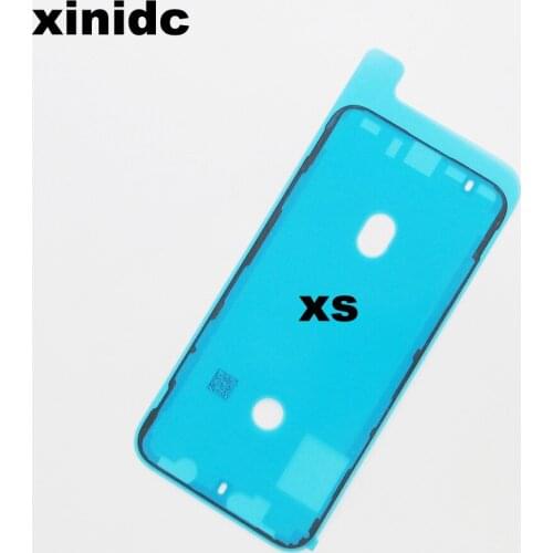 Xinidc 100pcs Waterproof Sticker For iPhone XS XR XS MAX LCD Display Frame Bezel Seal Tape Glue Adhesive stick Replacement
