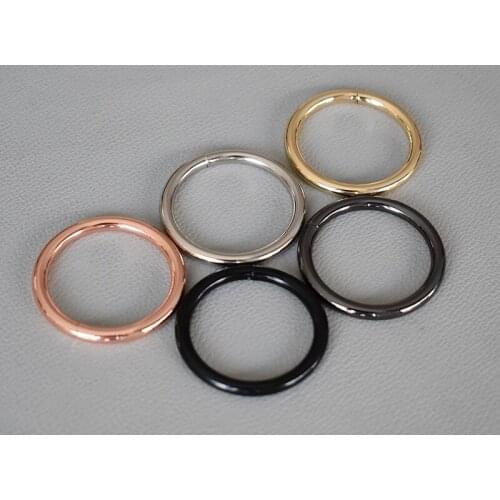 20 Pcs/Lot O ring adjustable ring clip buckles Hooks for 30mm handbag backpack DIY Dog Collar Accessories