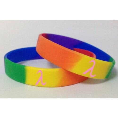 Six-color Rainbow Gay Pride Rainbow Colour Bracelet .Multi-color bracelet Free shiping