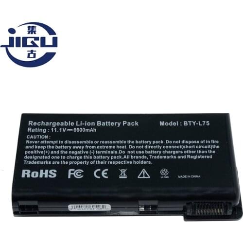 JIGU Laptop Battery BTY-L74 BTY-L75 MS-1682 For MSI A5000 All Series CR600 A6000 A6200 CR610 CR620 CR700 CX600 CX700 9CELLS