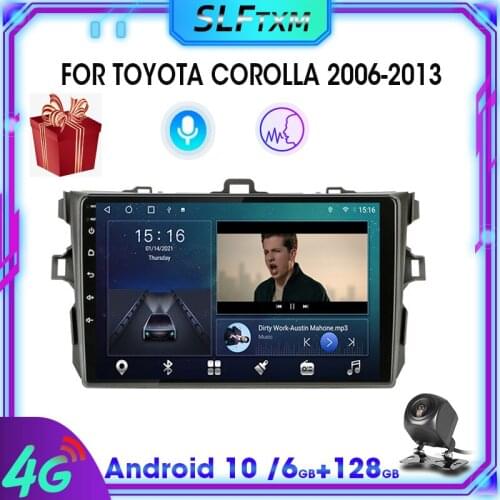 2 Din android Car Radio Multimedia Player For Toyota Corolla E140/150 2007 2008 2009 2010 2011 2012 2013 2014 2015 2016 2din RDS
