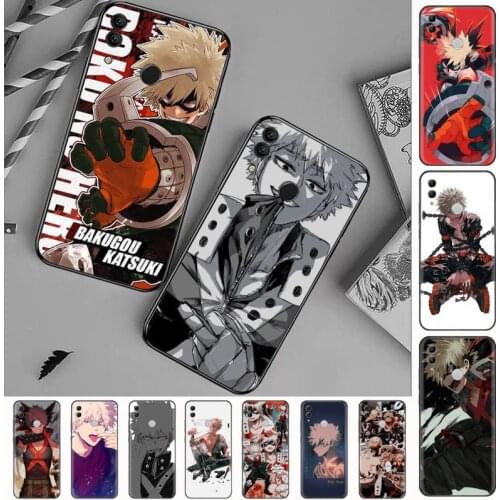 Katsuki Bakugo my Hero Academia Phone Case For Huawei Honor view 7a5.45inch 7c5.7inch 8x 8a 8c 9 9x 10 20 10i 20i lite pro