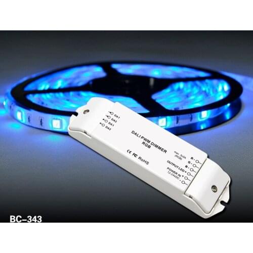 DC12v-24v led dali dimmer 3ch rgb led dimmer dali dimming driver