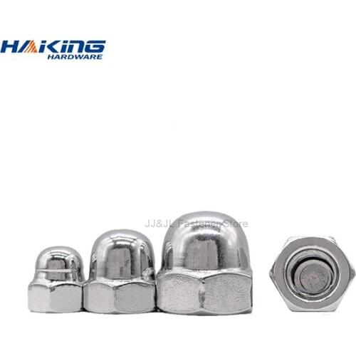Acorn Cap Nut M3 M4 M5 M6 M8 M10 M12 M14 M16 M18 Stainless Steel Decorative Dome Cap Nuts Blind Nuts
