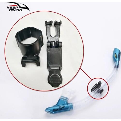 Snorkel Keeper Accessories Holder Quick Release Oval Clip Plastic Kit Breathing Tube Fixator Portable and Convenient