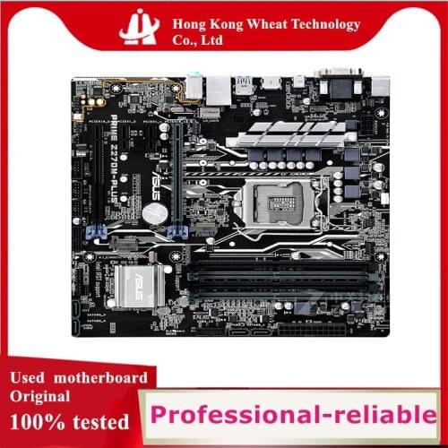 For ASUS PRIME Z270M-PLUS Motherboard Socket LGA 1151 DDR4 M.2 nvme ssd For Intel Z270 Original Desktop Used Mainboard