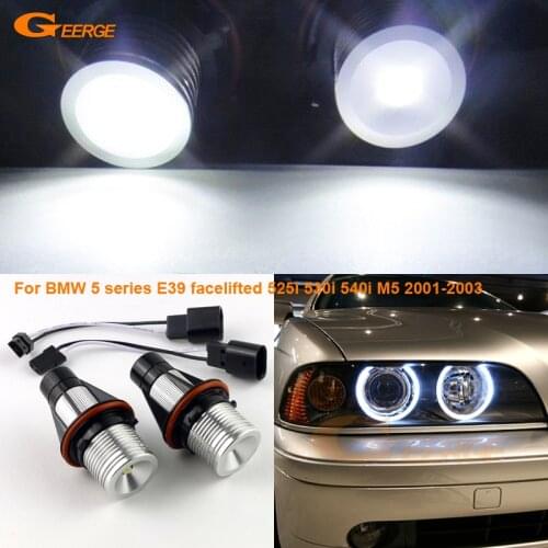 For BMW 5 series E39 facelifted 525i 530i 540i M5 2001-2003 Excellent Quality LED Angel Eye Halo Light bulb No Error