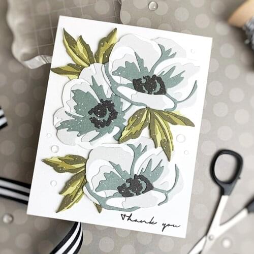 JMCRAFT 2021 New Flowers And Leaves #2 Metal Cutting Dies DIY Scrapbook Handmade Paper Craft Metal Steel Template Dies