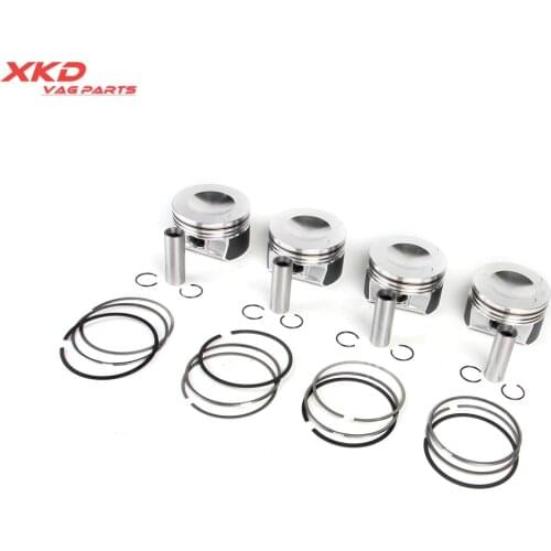 2.0T Piston & Ring Kit Fit For V-W Golf J-etta Passat Eos A-udi A3 TT 06D107066C 06F 198 151A