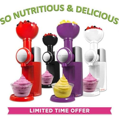 DIY Frozen Fruit Dessert Maker Fruit Ice Cream Machine Milkshake Machine Electric Ice Cream Maker EU/US/UK/AU plug